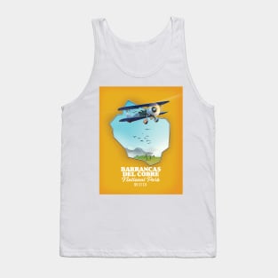 Barrancas del cobre national park, Mexico map Tank Top